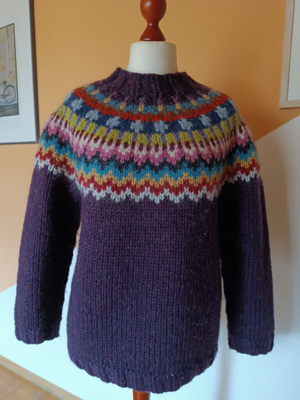bulky pullover pauline 4fach plötulopi fertige strickstücke