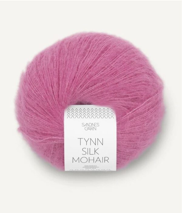 tynn silk mohair sandnes garn seidenmohair edel pink 4626