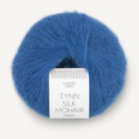 tynn silk mohair sandnes garn seidenmohair edel blau 6044